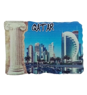 Katar Temalı Sütun Magnet (Karışık)