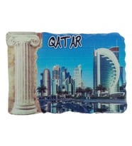 Katar Temalı Sütun Magnet (Karışık)