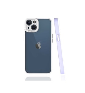 Apple iPhone 13 Uyumlu Kılıf Zore Mima Kapak (Lila)