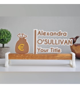ofis isimliği, Masa isimliği , İsimlik, Meslek isimliği (Model 2)