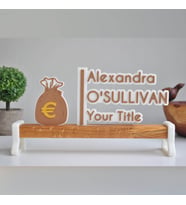 ofis isimliği, Masa isimliği , İsimlik, Meslek isimliği (Model 2)
