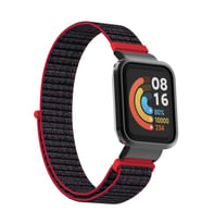 Xiaomi Redmi Watch (Mi Watch Lite) Uyumlu Kordon Hasır Örgü Cırt Cırtlı Zore KRD-61 Kayış