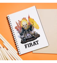 Hayalet Sürücü Tasarımlı Kişiye Özel Defter