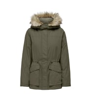 Only Kapüşonlu Kürklü Lucia Kadın Parka Mont - 15293847