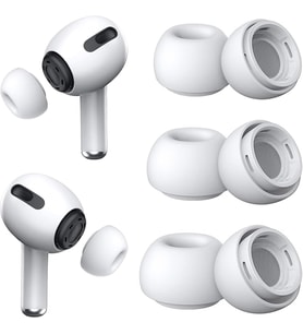 Lexroo AirPods Pro ve Pro 2.Nesil Uyumlu Anc Delikli Üç Boyut Premium Yedek Silikon Kulaklık Uçları