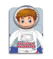 Stickerli Aktivite ve Boyamalar Uzay