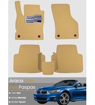BMW 3 SERİSİ E93 CABRİO (2005-2013) Uyumlu EVA Paspas Tam Set–Araca Özel,Su Geçirmez