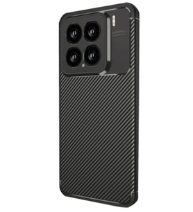 Mi 15 Kılıf Auto Focus Karbon Kapak - Siyah