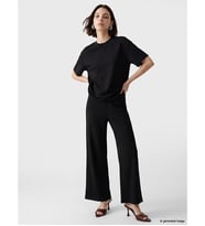 LCW Modest Siyah Taşlı Soft Touch Kadın Pantolon