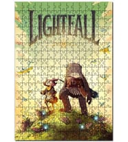 Cakapuzzle Kız ve Galdurian Lightfall Görsel Puzzle Yapboz MDF (Ahşap) (120 Parça)