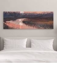 BK Gift Yatak Odası Konseptli Panorama Kanvas Tablo 100x35cm-4