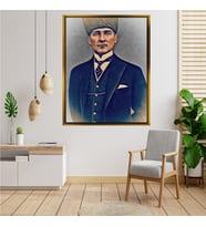 ÇERÇEVELİ ATATÜRK TABLO S494