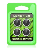 Redmi Note 14 Pro 4G Raze Metal Kamera Lens - Gümüş