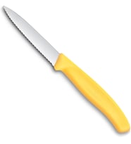 Victorinox 6.7638.C1 Swiss Classic 8cm Tırtıklı Soyma Bıçağı, Sarı