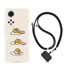 Huawei Nova Y70 Y90 Nova 9 SE  Kılıf Boyun Askılı Silikon Sweety Egg 1322