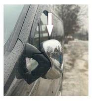 Opel Vivaro Krom Ayna Kapağı 2 parça 2001-2014 Arası