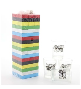 Jenga Shot Bardak Oyunu