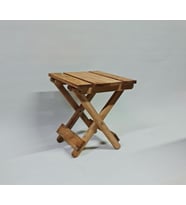 Ahşap Katlanır Tabure 1 Adet 30 cm x 36 xm