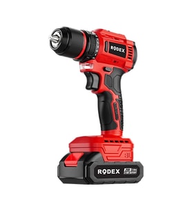 RODEX 20V Akülü Matkap 10mm 45Nm 2 Vites 0-400/0-1400 RPM 2x2.0Ah Li-Ion BMC Çantalı