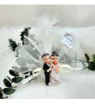 30 Adet  Gelin Damat Biblo Nikah  Hayıralık Buzbolabı Süsü-