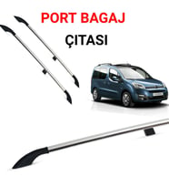 BERLİNGO KISA ŞASE PORTBAGAJ TAVAN ÇİTASI 2008 2009 2010 2011 2012 2013 2014 2015 2016 2017 2018 2019  GRİ