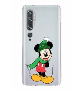 Xiaomi  Mi Note 10  Kamera Korumalı Kapak Mickey Mouse Tasarımlı Şeffaf  Kılıf
