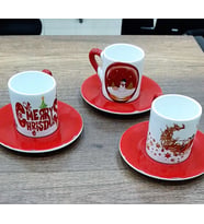 Yılbaşı Türk Kahvesi Fincan Seti