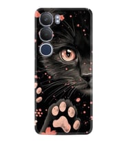 Vivo Y19S Kılıf Boutique Baskılı Resimli Kara Kedi Pcode -085