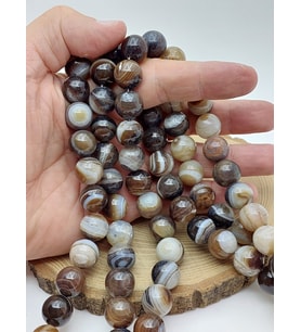 Madagaskar Akik Taşı Dizi 14mm (62232)