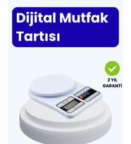 Dijital Mutfak Terazisi 10kg Kapasiteli 1g Hassasiyetli