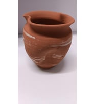 Netx Çömlek Büyük Vatoz Küpü 14x13 Cm Ezik Büzgülü Akvaryum Dekoru
