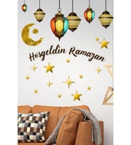 Islami Ramazan Dekorasyonu, Ramazan Temalı Duvar Sticker Seti