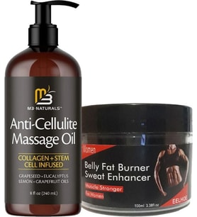 Eelhoe Kadınlar İçin Eelhoe Fatburnerwoman 100 ml + Anti-Cellulite Massage Oil 240 ml Masaj Yağı