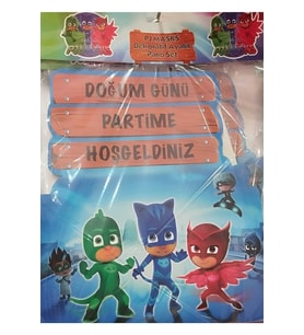 ÇITIPITISTORE PJ MAKS AYAKLI DEKORATİF AYAKLI SET