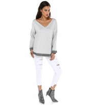 LAME DETAYLI SWEATSHIRT   (Grimelanj)
