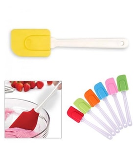 Dekoratif Renkli Silikon Spatula Pratik Sevimli Spatula Kaşık