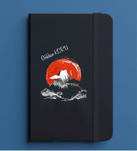 Kişiye Özel 13x21 Siyah Defter-12