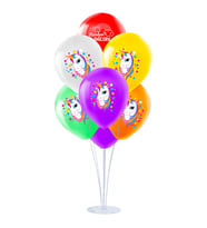 Balon Standlı, 7 Adet - Unicorn Rainbow Balon (STD)