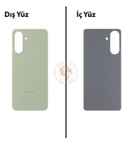 Samsung A56 Yeşil Arka Kapak Arka Cam Batarya Kapağı Lazer Kesim Kapak Pil Kapağı Back Cover