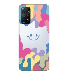 Redmi Note 11 Pro Uyumlu Smile Tasarımlı Şeffaf Telefon Kılıfı