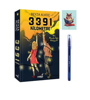 3391 Kilometre - Beyza Alkoç Romanları - 9786052361832 Pensan Büro Mavi Tükenmez Kalem (Renksiz)