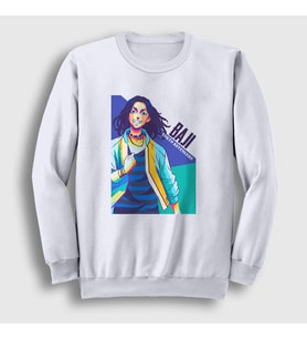 Presmono Unisex Beyaz Baji V2 Anime Tokyo Revengers Sweatshirt 259691tt