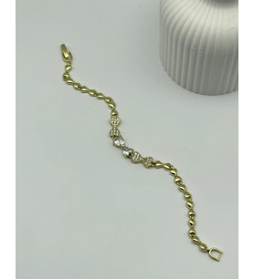 Xuping Ymz Gold Taşlı Fiyonk Bileklik - 25-ymzb36