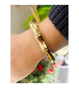 VİNTAGE KEMİK MODEL KELEPÇE-GOLD RENK ACR8482