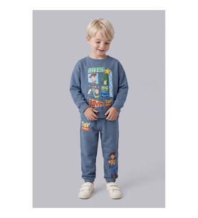 Defacto Toy Story Baskılı Mavi Erkek Bebek Alt-Üst Takım I3539A5/BE739