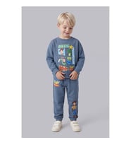Defacto Toy Story Baskılı Mavi Erkek Bebek Alt-Üst Takım I3539A5/BE739