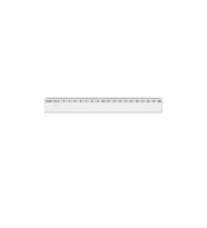 HATAS H0145 EKONOMİK ÖĞRENCİ CETVELİ ŞEFFAF 20cm.