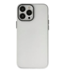 Mey İthalat® iPhone 13 Pro Max Kılıf Modos Metal Kapak - Şeffaf