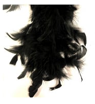 100 ADET SİYAH KUŞ TÜYÜ BLACK BIRD FEATHER SİYAH ŞEFFAF BALON TÜYÜ DEKORATİK SİYAH SÜSLEME TÜYÜ