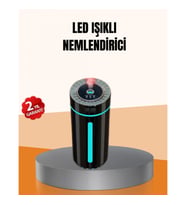 Mey İthalat® Ultrasonik Nemlendirici LED Işıklı Aromaterapi Difüzör Sessiz Çalışma
